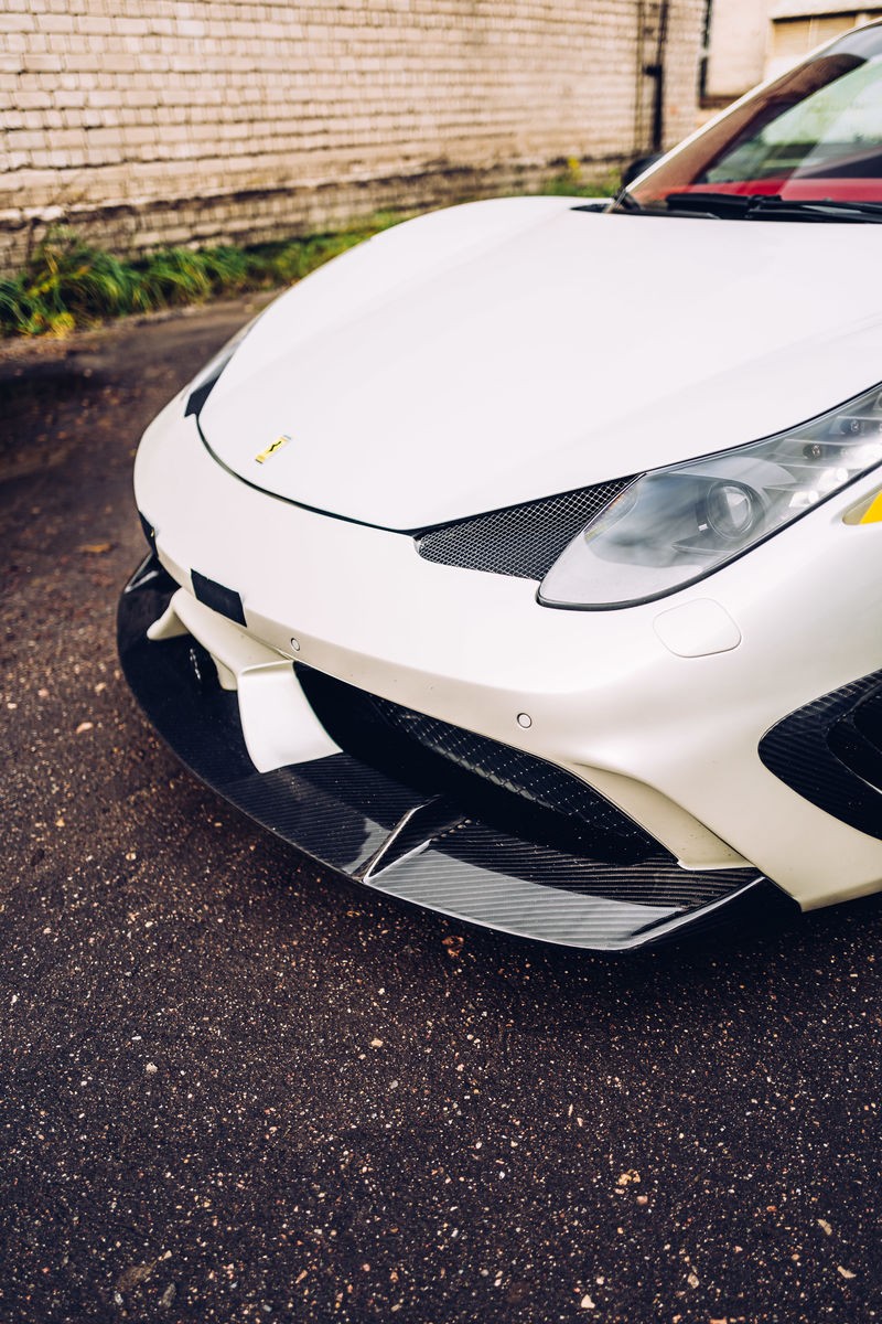 458 (2009 – 2015) Ferrari CARBON Performance Aero splitteris priekš Ferrari 458 Speciale