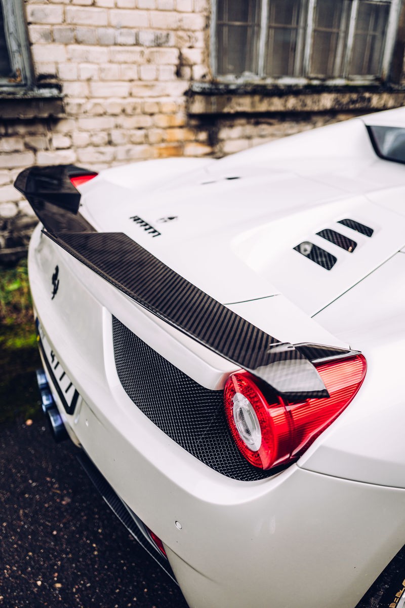 458 (2009 – 2015) Ferrari CARBON Performance Aero спойлер для Ferrari 458 Spider