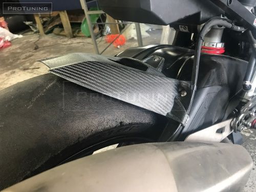 Uncategorised S1000RR Rear wheel cover CARBON non lacquirt