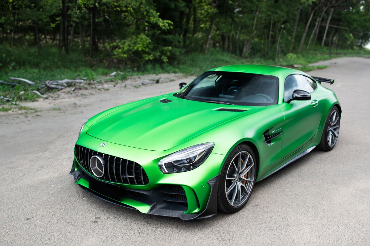 Mercedes Benz Mercedes-AMG GT R (2017 – 2021) Priekšējais bampera spoileris priekš Mercedes AMG GT 4 Door Coupe X290