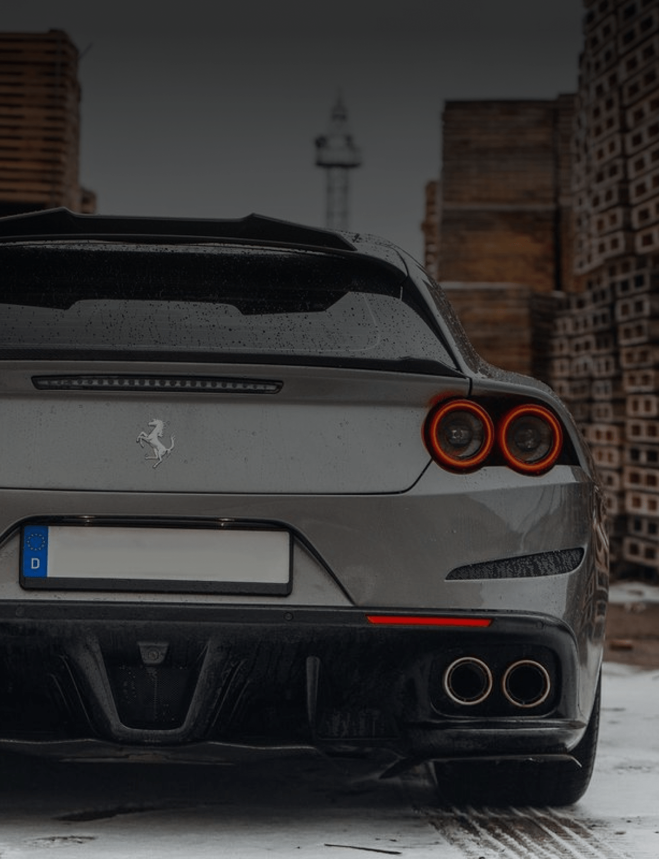  CARBON P-Performance Aero Jumta Uzlika - spoileris priekš Ferrari GTC4 Lusso