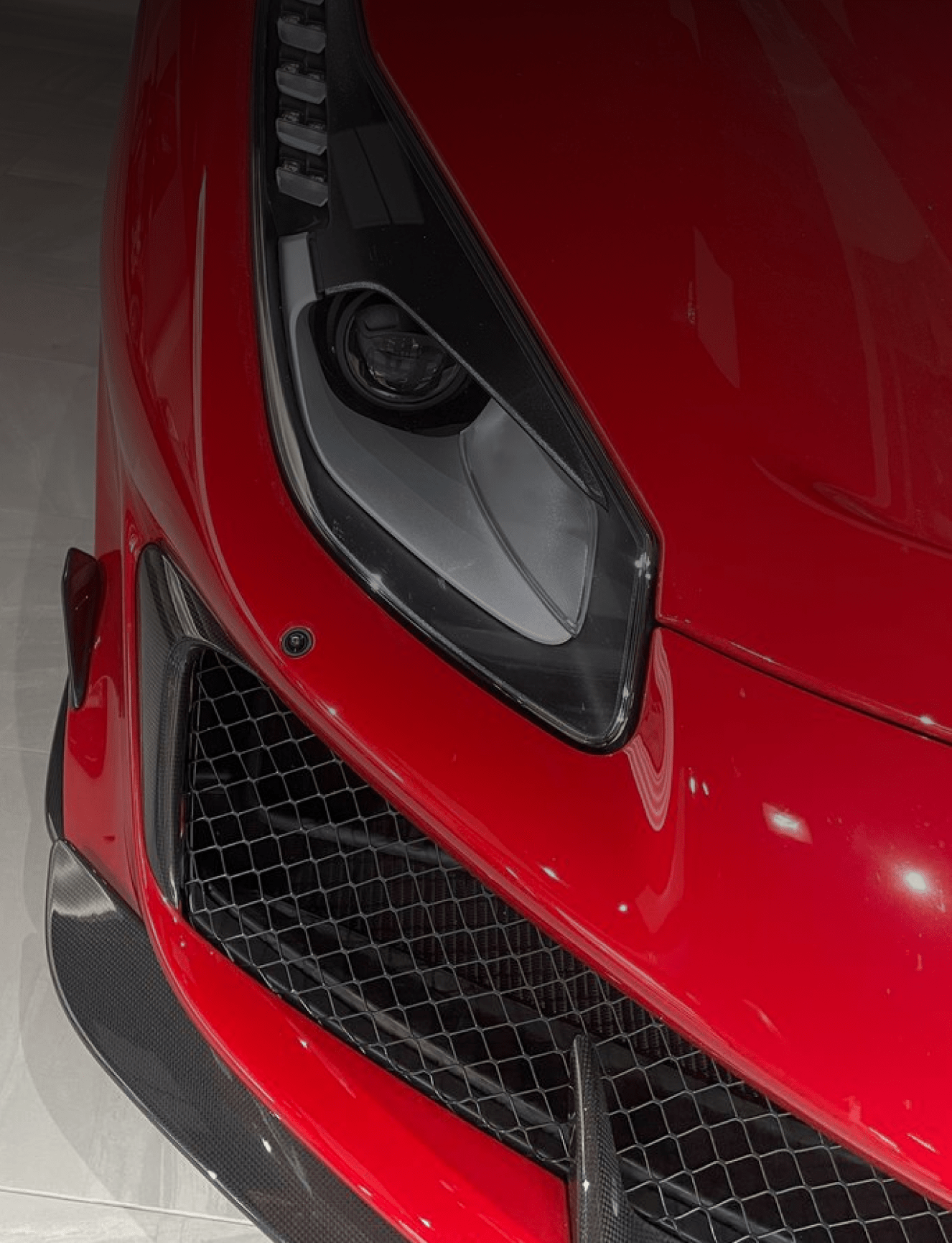  Canards for front bumper Ferrari 488 Pista