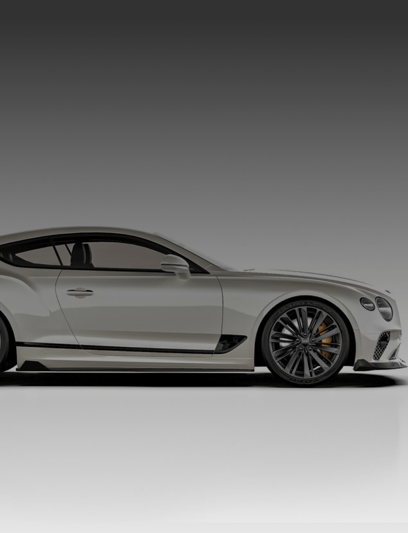  Speed S Sliekšņi priekš BENTLEY Continental GT Third Generation 2018- - karbons