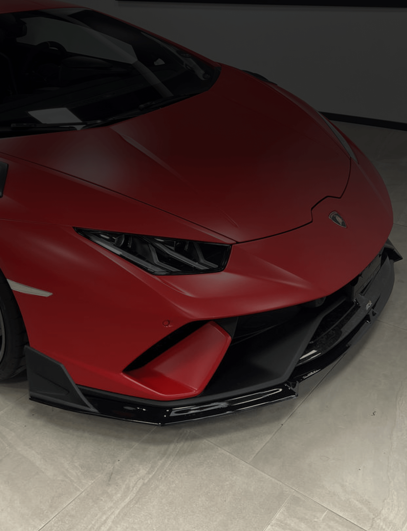  Сплиттер для переднего бампера Huracán LP 640-4 Performante