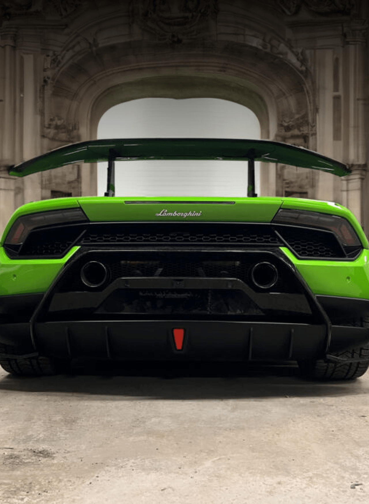  Комплект карбоновых накладок на диффузор заднего бампера для Lamborghini Huracan Performante