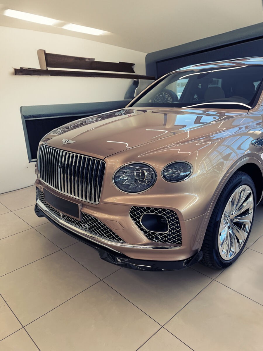 Bentayga Facelift (2021 – 2026) Bentley Speed S Oglekļa šķiedras priekšējā bampera spoileris / lūpa priekš BENTLEY BENTAYGA FACELIFT