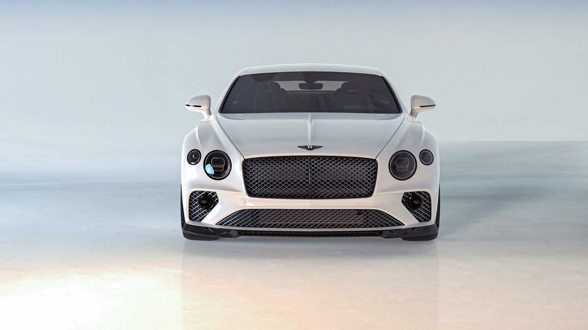 Bentley Continental GT Third Generation (2018 - 2024) Speed S Carbon fibre front bumper splitter for BENTLEY Continental GT Third Generation