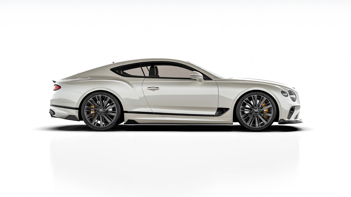 Bentley Continental GT Third Generation (2018 – 2024) Speed S Накладки из карбона на пороги для BENTLEY Continental GT Third Generation