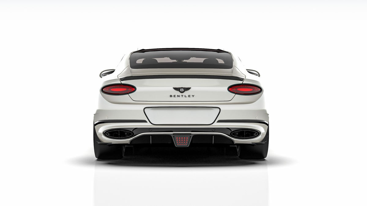 Bentley Continental GT Third Generation (2018 - 2024) Speed S Carbon fibre rear bumper diffuser valance for BENTLEY Continental GT Third Generation