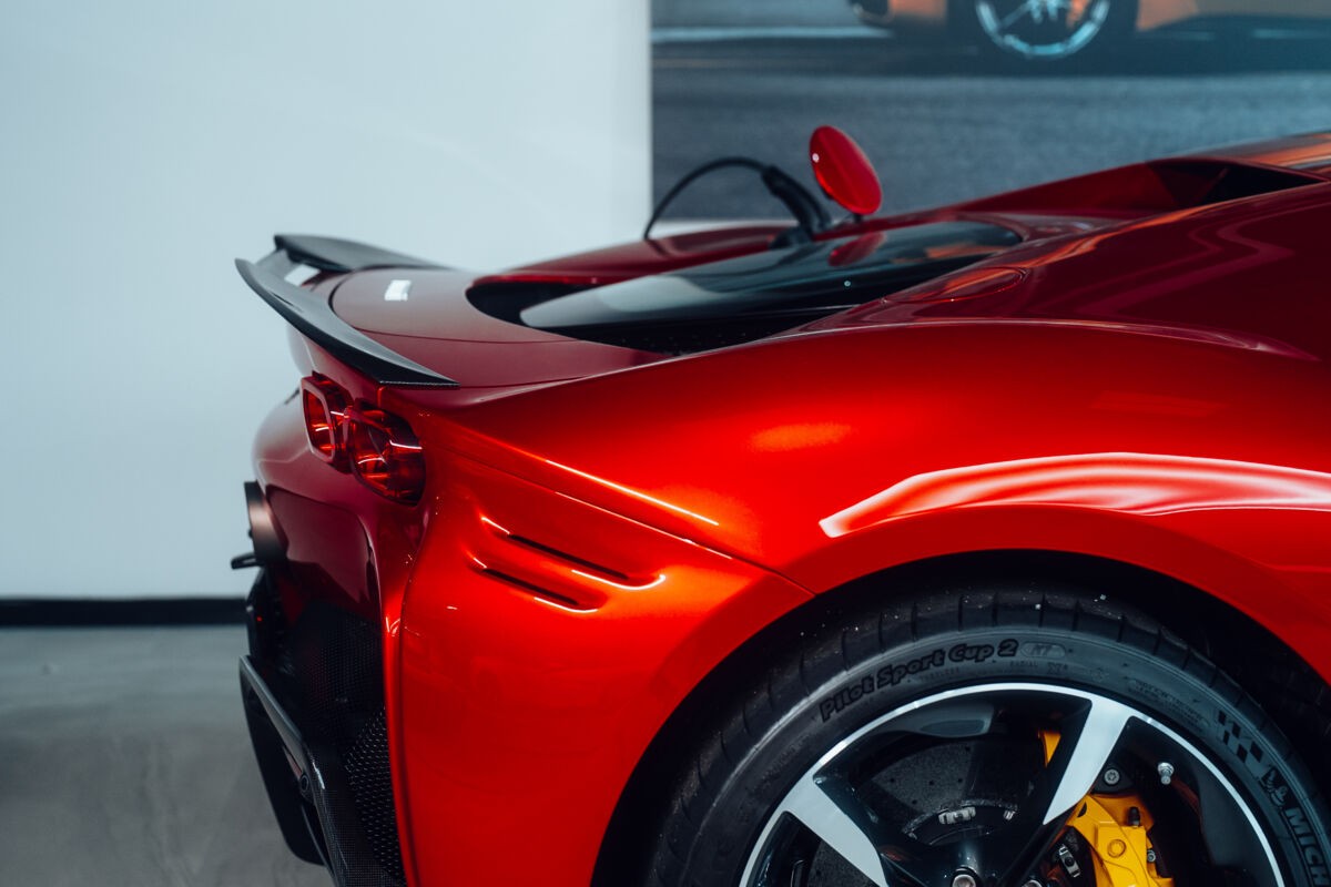 Ferrari SF90 Stradale (2019 - 2025) CARBON Performance Aero trunk Spoiler boot extension for Ferrari SF90