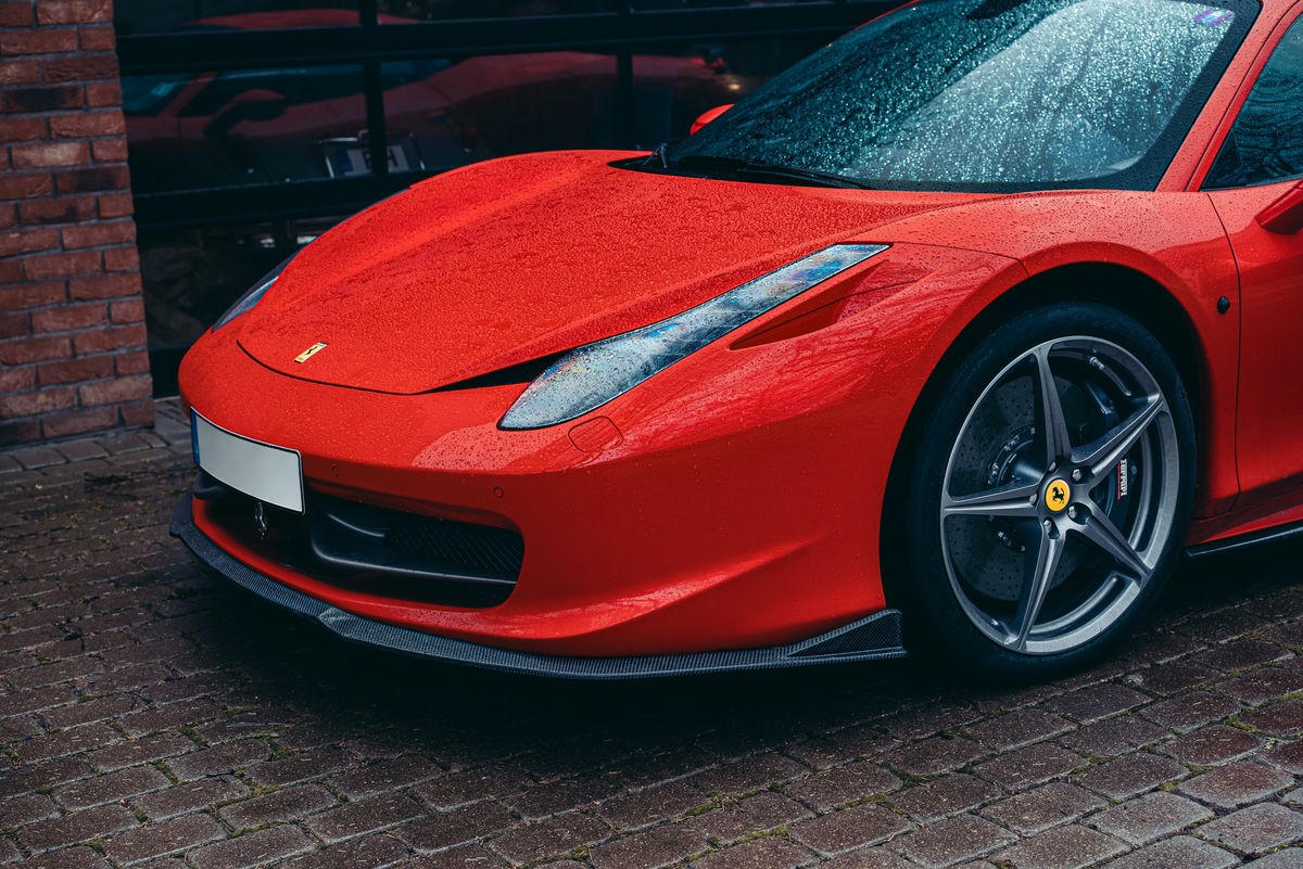 458 (2009 – 2015) Ferrari CARBON Performance Aero сплиттер для Ferrari 458 Italia/Spider