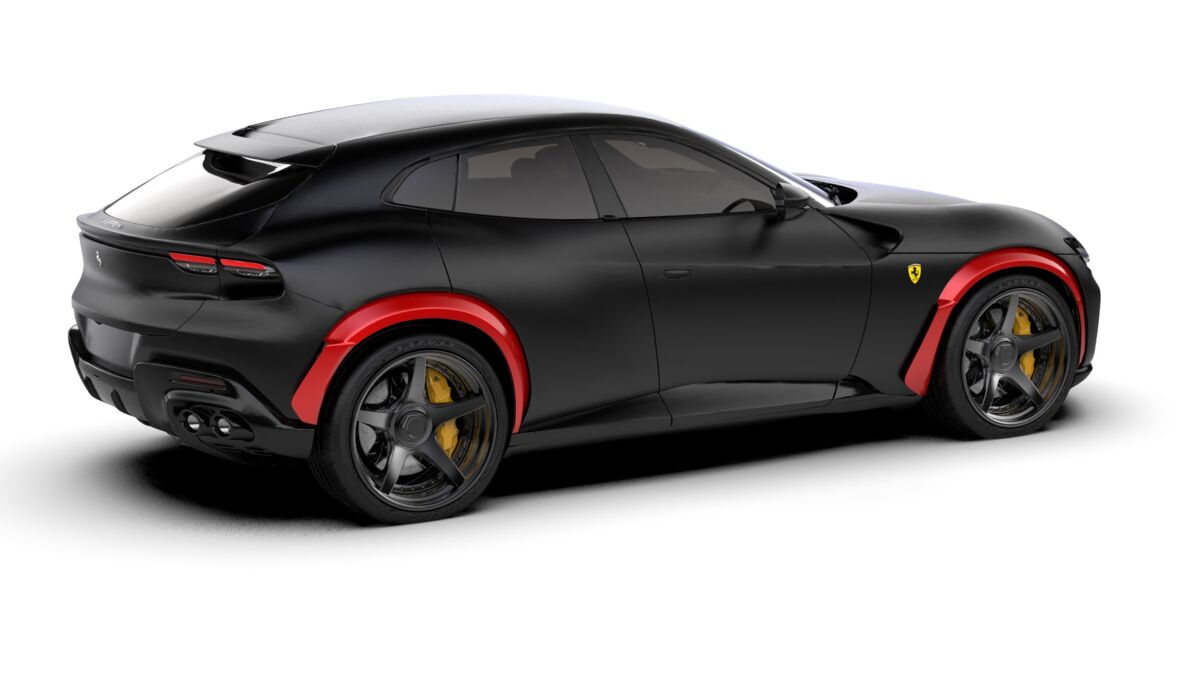 Ferrari Purosangue (2023 – 2028) Комплект накладок на колесные арки из карбона для Ferrari Purosangue