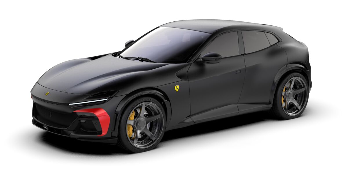 Ferrari Purosangue (2023 – 2028) Накладки из карбона на передний бампер для Ferrari Purosangue