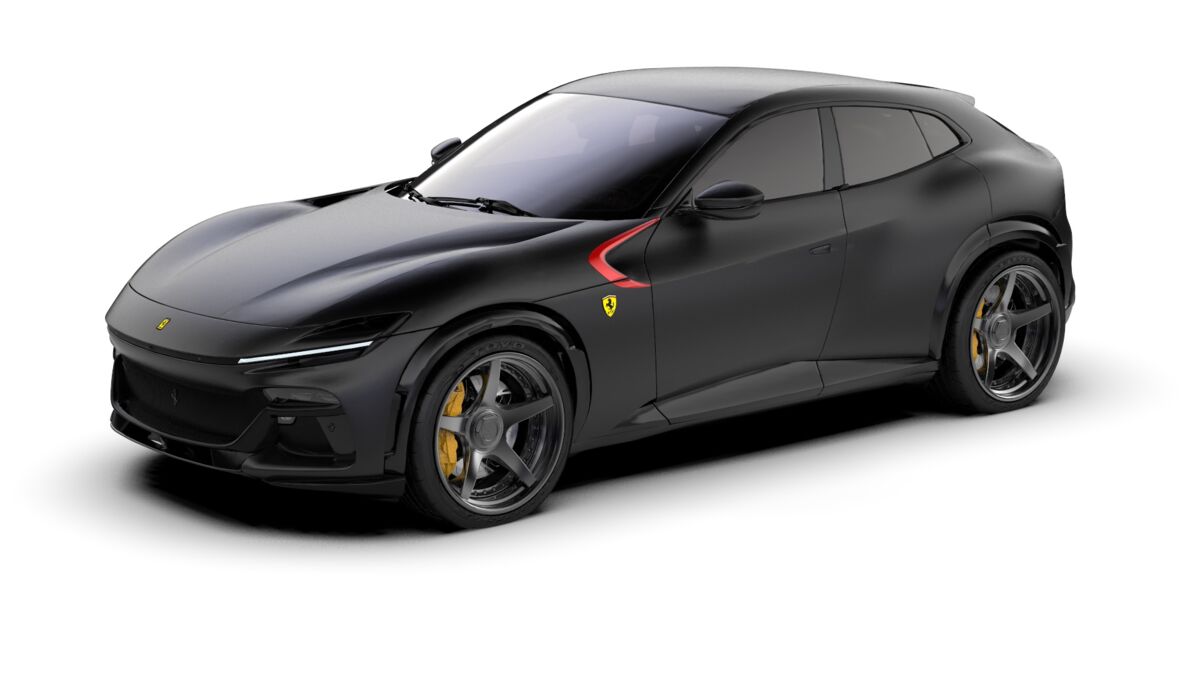 Ferrari Purosangue (2023 – 2028) Priekšejo sparnu uzlikas priekš Ferrari Purosangue - karbons