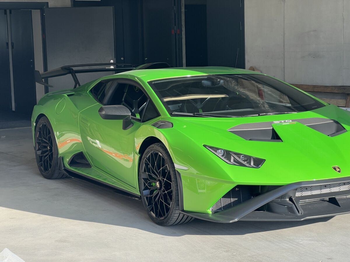 Huracan STO Lamborghini Oglekļa šķiedras sliekšņu uzliku komplekts priekš Lamborghini Huracan STO