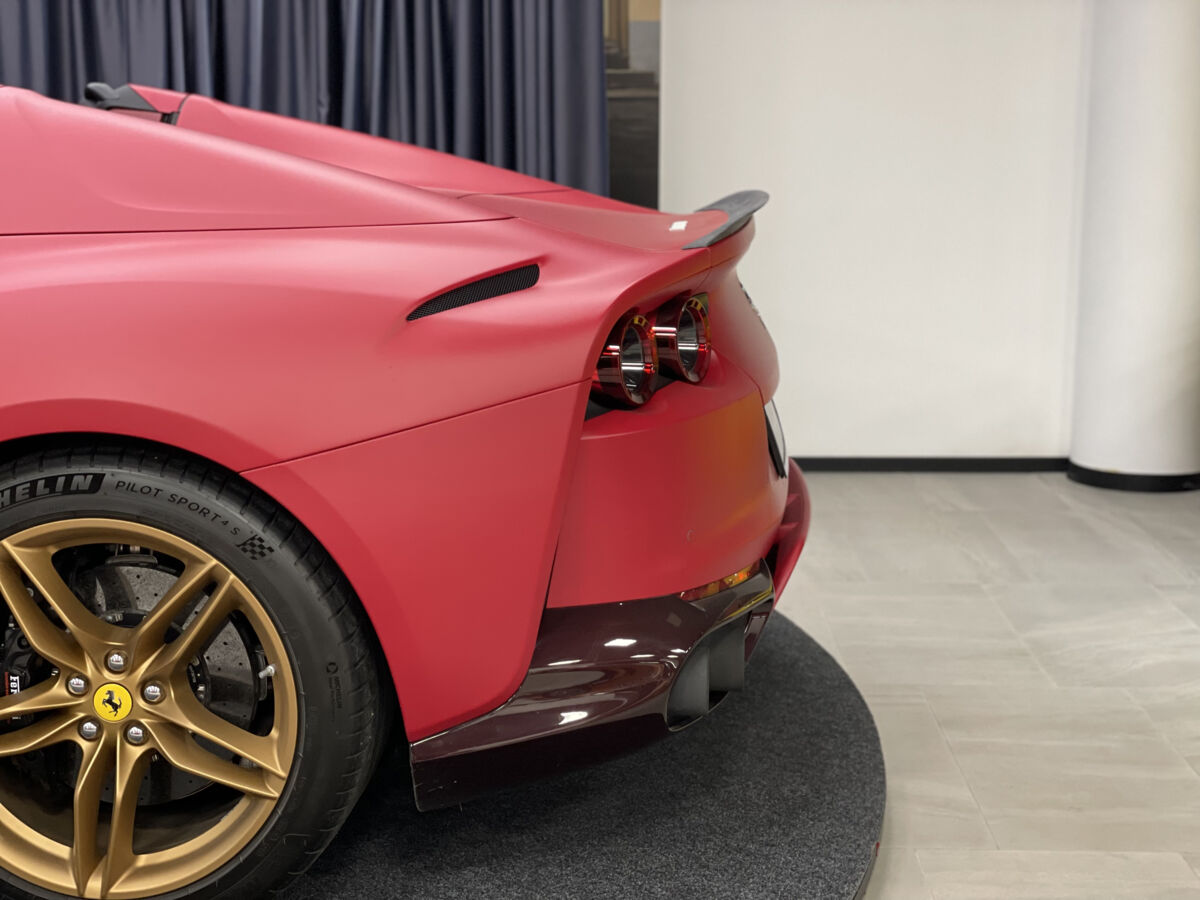 812 GTS (2019 - 2023) Ferrari Spoiler for Ferrari 812 GTS CARBON Performance Aero trunk lip boot extension