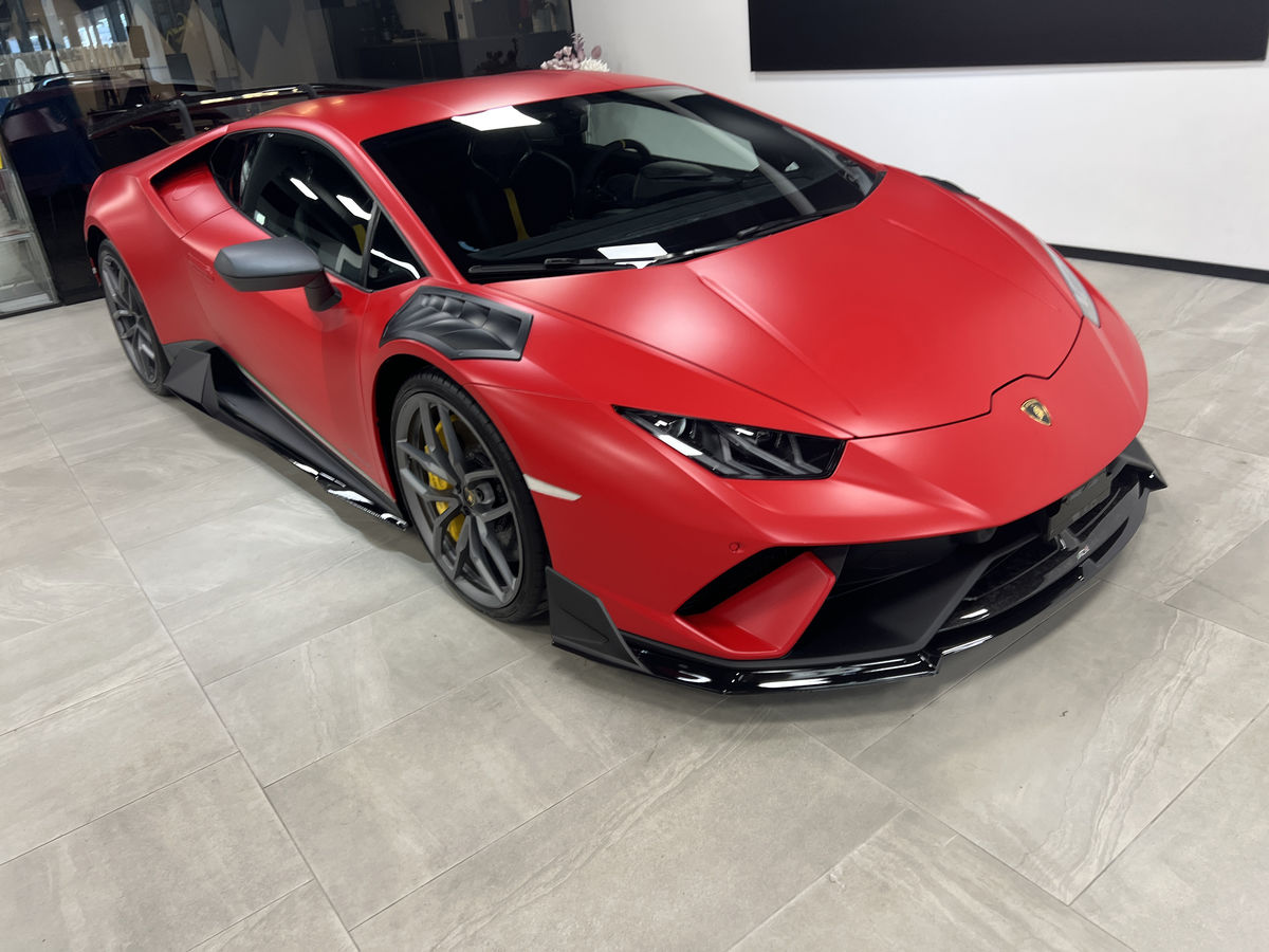 Huracan Performante Lamborghini Oglekļa šķiedras sliekšņu uzliku komplekts priekš Huracán Performante