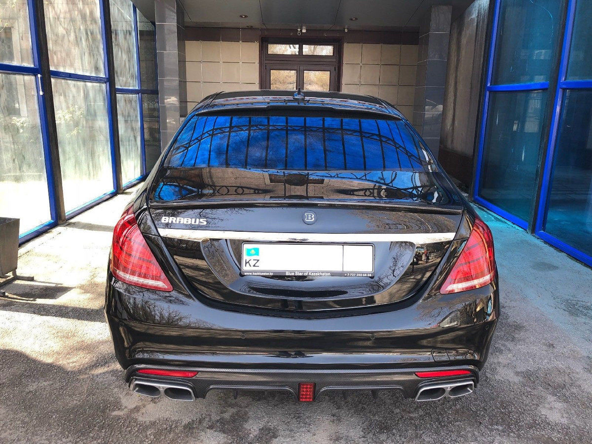 Mercedes Benz S Class W222 Facelift (2017 - 2021) S Class W222 Prefacelift (2013 - 2017) P-Performance CARBON Rear Window Spoiler/ Roof Extension For Mercedes S-Class W222