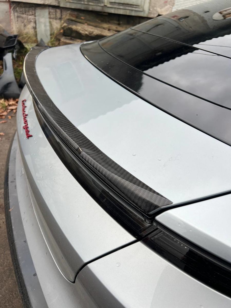 Porsche Taycan PreFacelift (2019 - 2023) CARBON Performance Aero trunk extension spoiler for Porsche Taycan