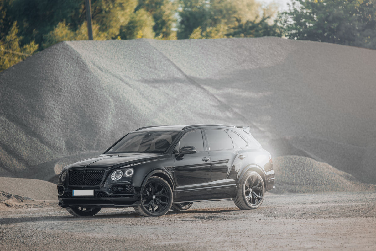 Bentayga Prefacelift (2015 - 2020) Bentley Speed S Carbon fibre front bumper splitter for BENTLEY BENTAYGA