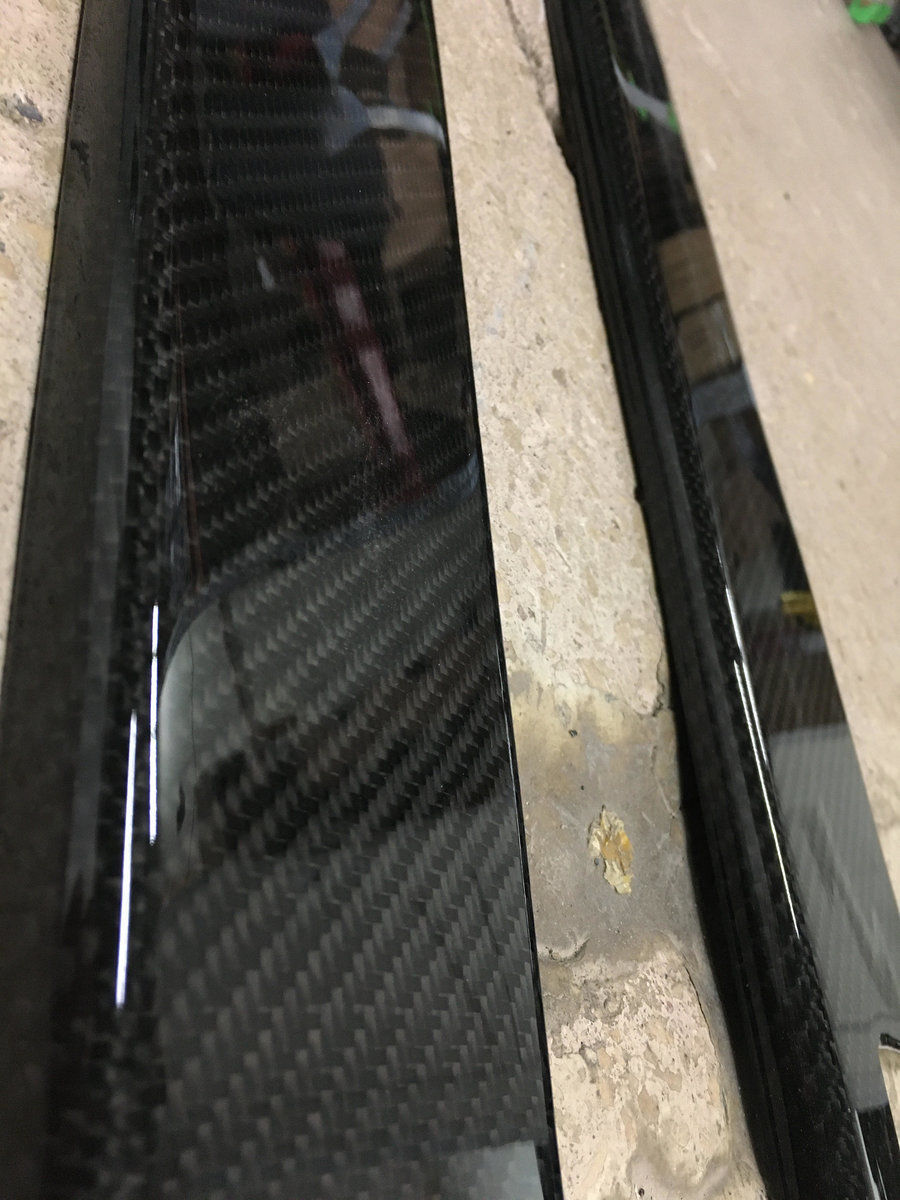 Uncategorised Carbon Fibre Performance Side Skirt Blades For Audi RS6 C8 5G