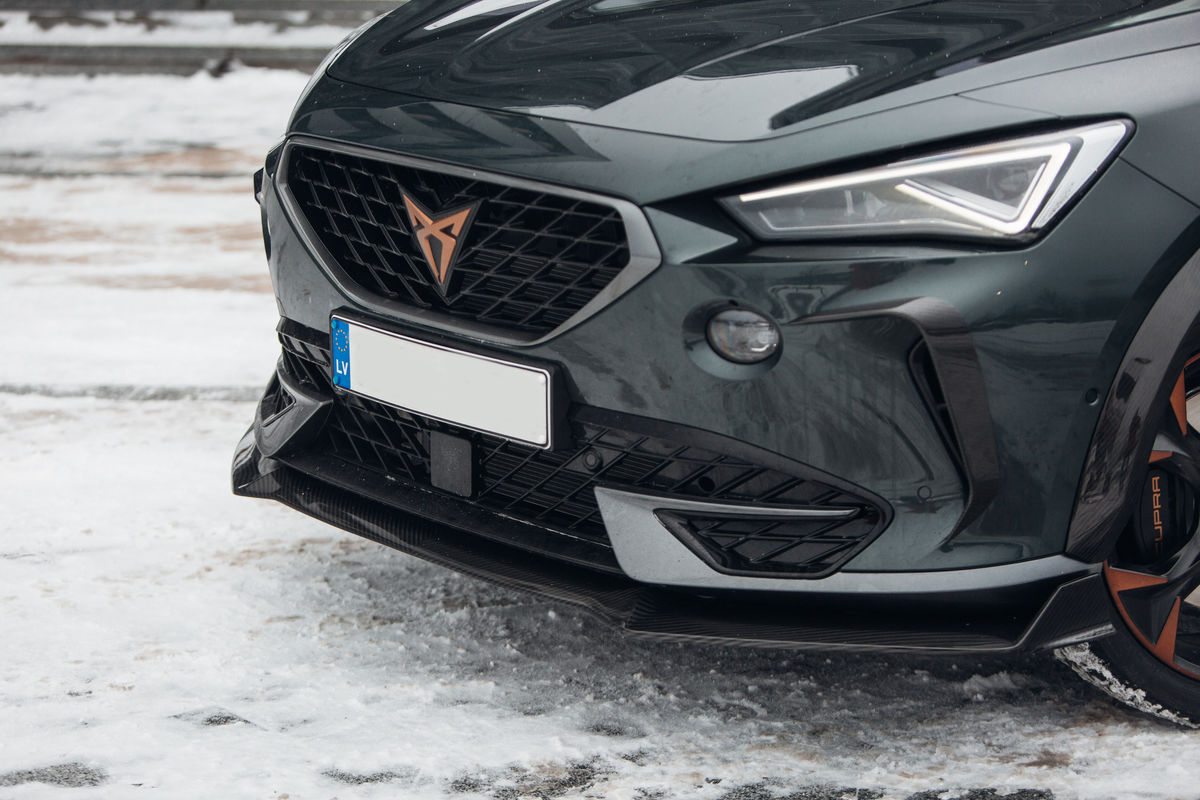 Cupra Formentor Prefacelift Oglekļa šķiedras priekšējā bampera uzlikas priekš Cupra Formentor