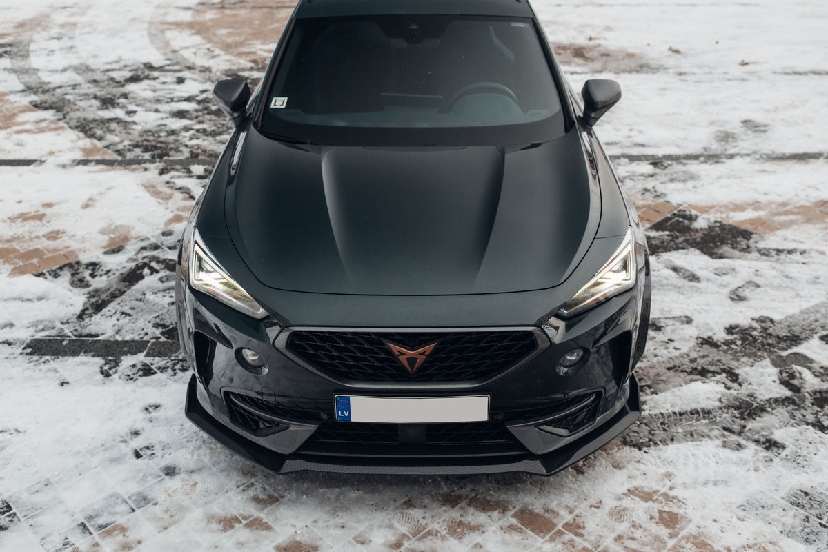 Cupra Formentor Prefacelift Oglekļa šķiedras priekšējā bampera uzlikas priekš Cupra Formentor