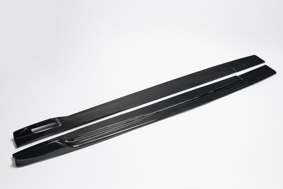 Uncategorised X5 G05 M Sport Side skirts addons Performance Carbon blade spoilers