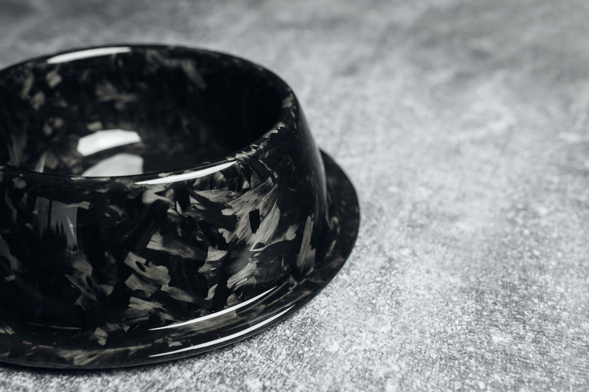 Uncategorised Forged Carbon fibre bowl for pet