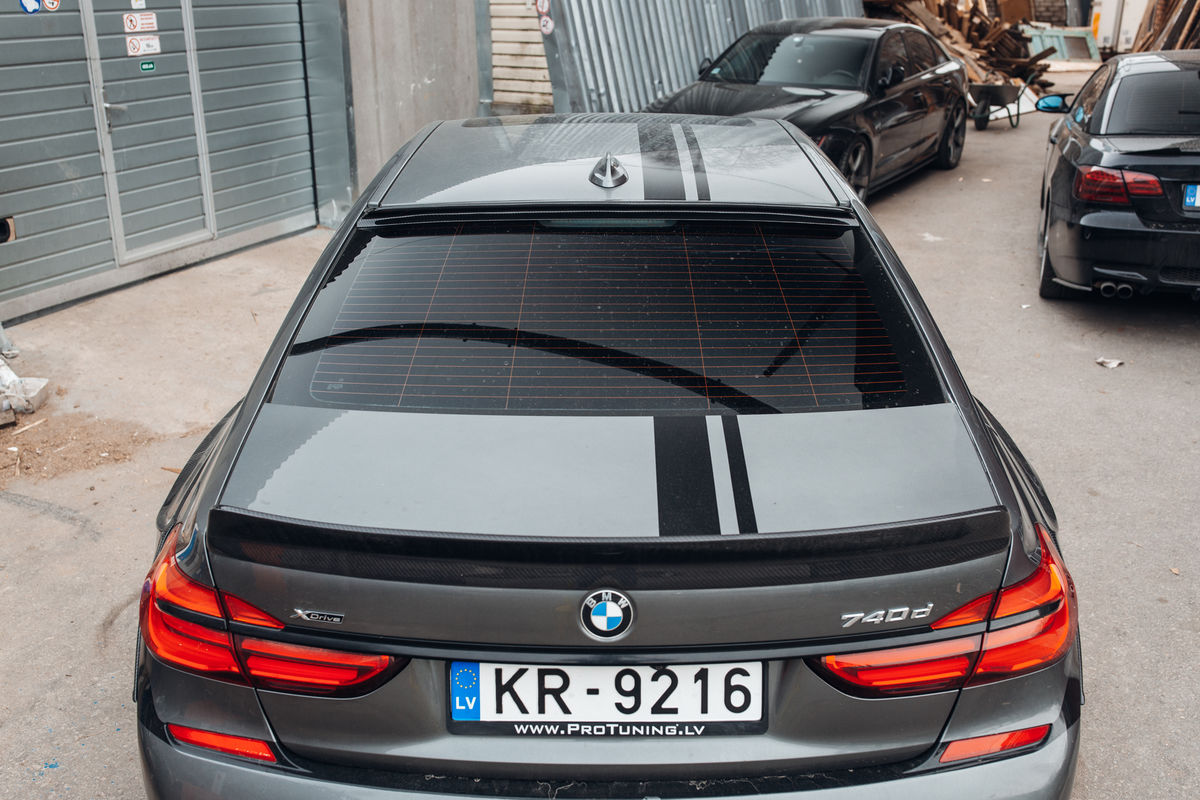 Uncategorised Carbon Performance Sunblind Roof Extension Window spoiler For BMW G11 G12