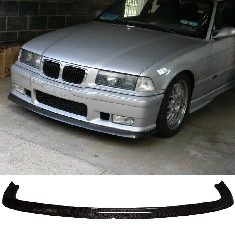 Uncategorised CARBON RS lip splitter spoiler For BMW E36 M Sport M3 Front bumper