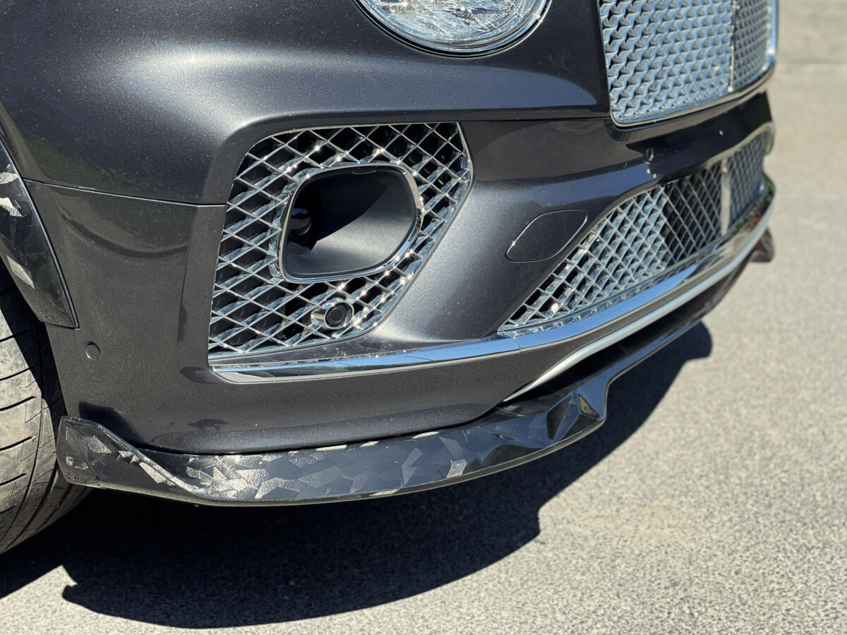 Bentayga Facelift (2021 – 2026) Bentley Forged Carbon fibre front bumper splitter for BENTLEY BENTAYGA FACELIFT