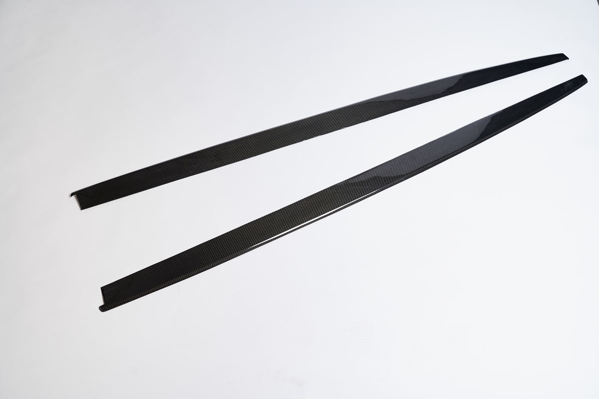 Uncategorised Performance Carbon Fiber Sideskirt blades addons/ Sill covers For BMW F80 M3