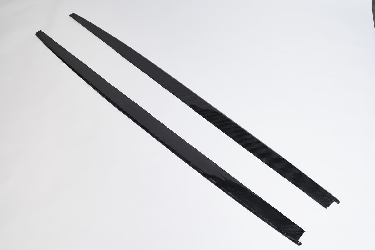 Uncategorised Performance Carbon Fiber Sideskirt blades addons/ Sill covers For BMW F80 M3