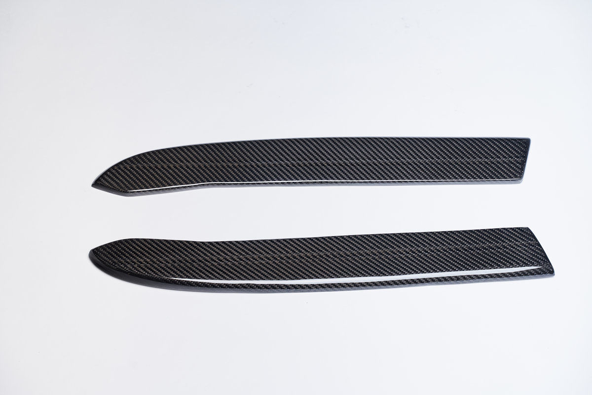 Uncategorised For 8 Series G14 G15 G16 M Sport Rear bumper Side Splitters flaps CARBON