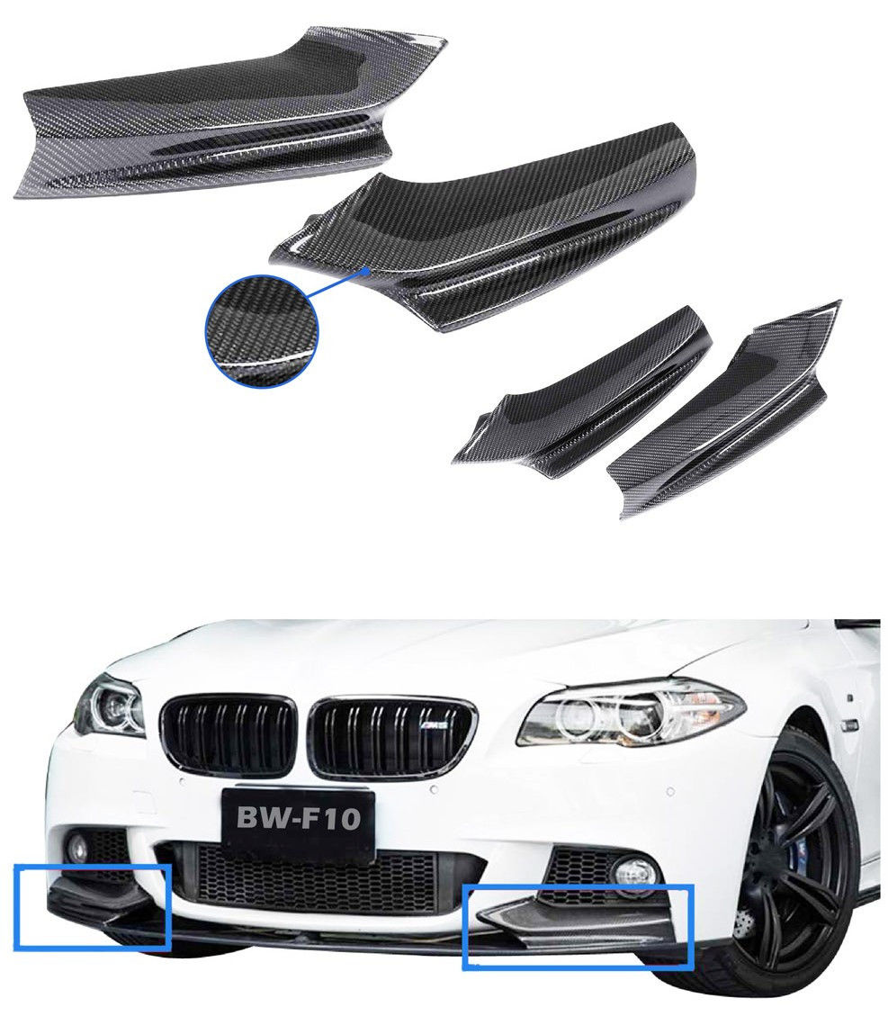 Uncategorised F10 / F11 09-17 M-Sport Bumper Carbon Fibre flaps/splitters Performance