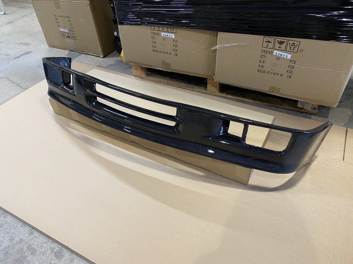 All Products Carbon BMW E30 87-92 Front Bumper Splitter M-technic II / MT2