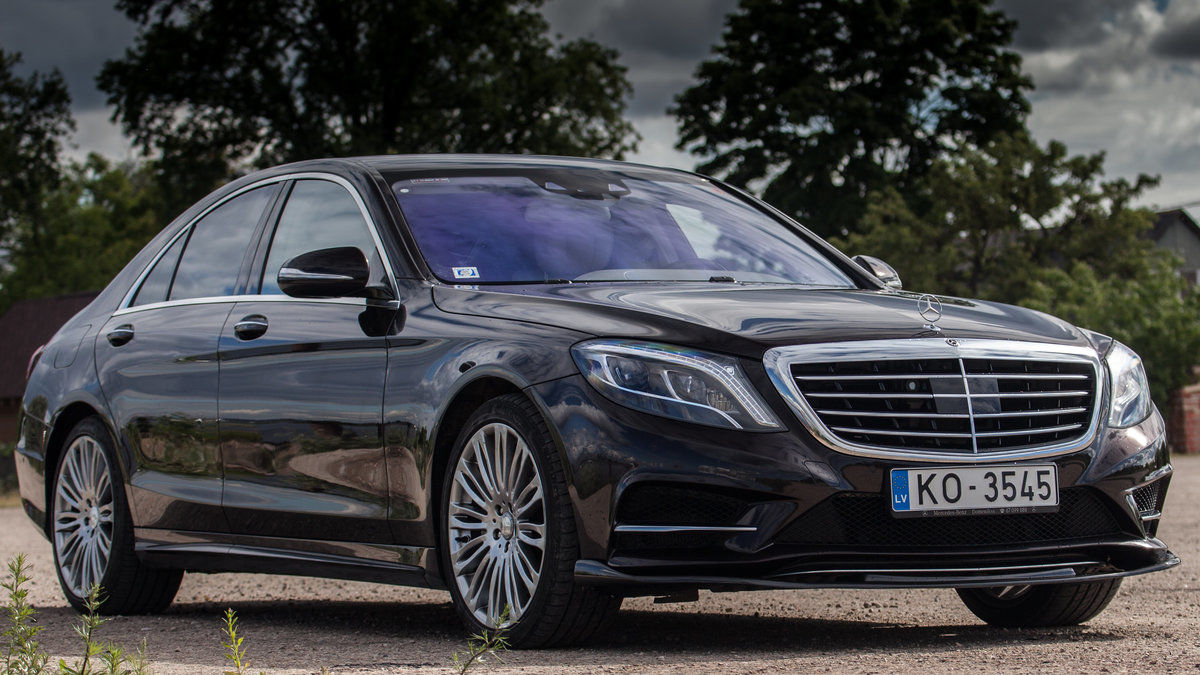 Mercedes Benz S Class W222 Prefacelift (2013 – 2017) Carbon Fiber priekšējā bampera uzlika priekš W222