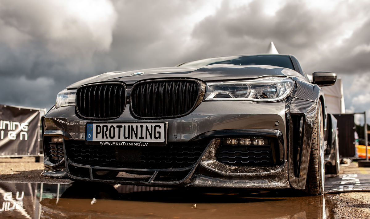 Uncategorised 7 Series Luxury Modification Front Splitter Forged Carbon