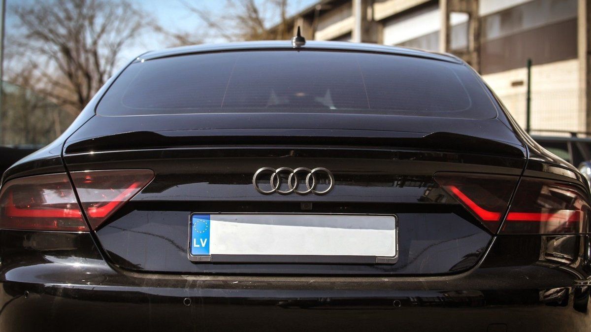 All Products CARBON Trunk spoiler lip extension For Audi A7 / S7 / RS7 4G8 2010-2018