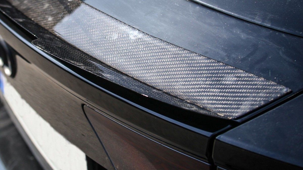 Uncategorised CARBON Trunk spoiler lip extension For Audi A7 / S7 / RS7 4G8 2010-2018