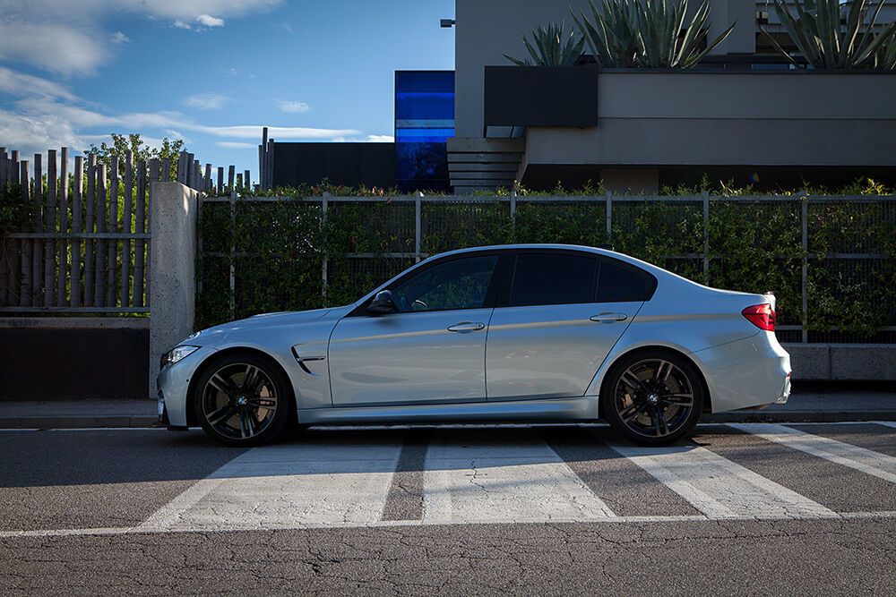 Uncategorised Performance Carbon Fiber Sideskirt blades addons/ Sill covers For BMW F80 M3