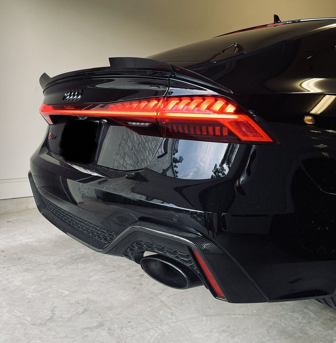 Uncategorised CARBON Trunk spoiler lip extension For Audi RS7 4K 4K8 C8 2019-2025