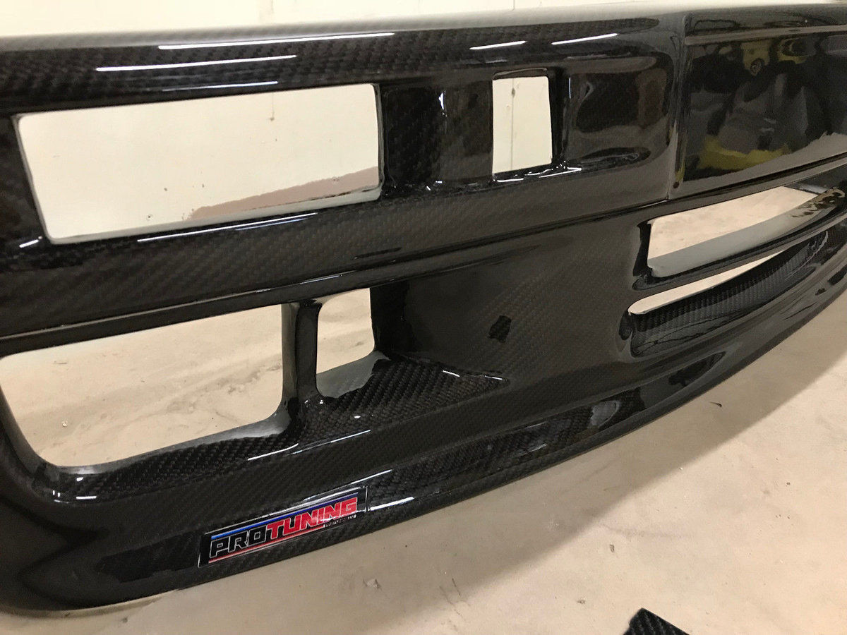 Uncategorised Carbon Fiber Front M Tech II Bumper With Skirt For E30