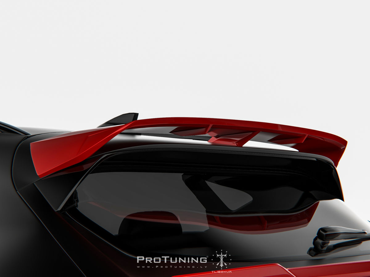 Cupra Formentor Prefacelift Speed Carbon fibre roof spoiler wing for Cupra Formentor