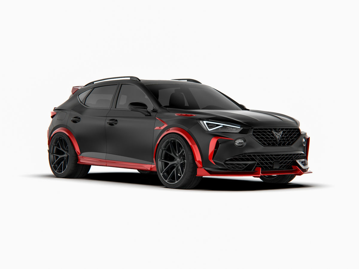 Cupra Formentor Prefacelift Комплект карбоновых накладок на колесные арки для Cupra Formentor