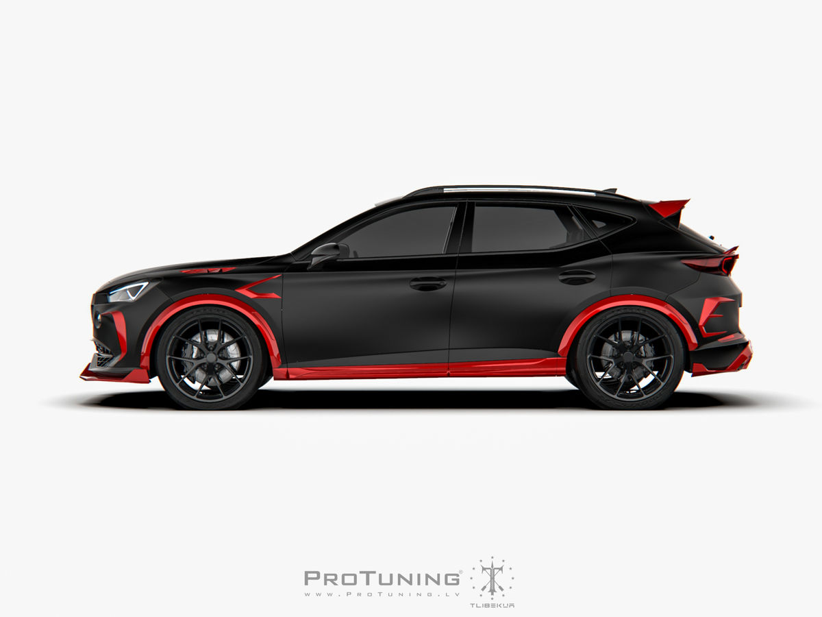 Cupra Formentor Prefacelift Накладки на передние крылья для Cupra Formentor - карбон