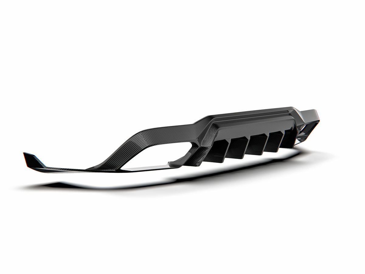 Cupra Formentor Prefacelift Carbon fibre rear bumper diffuser valance for Cupra Formentor SE